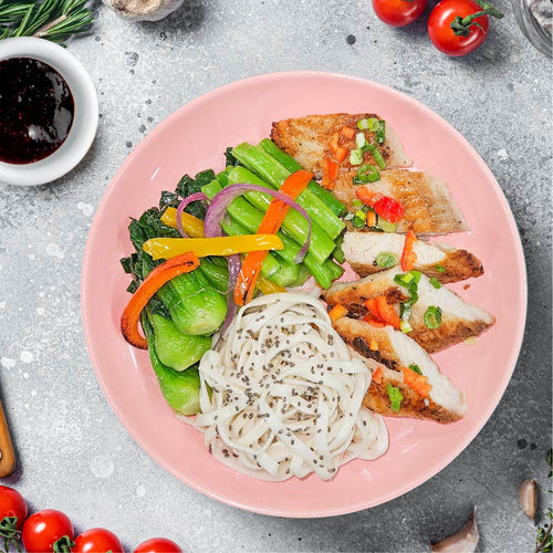 Stir Fry Chinese Fish Fillet w/ Chinese Noodles
