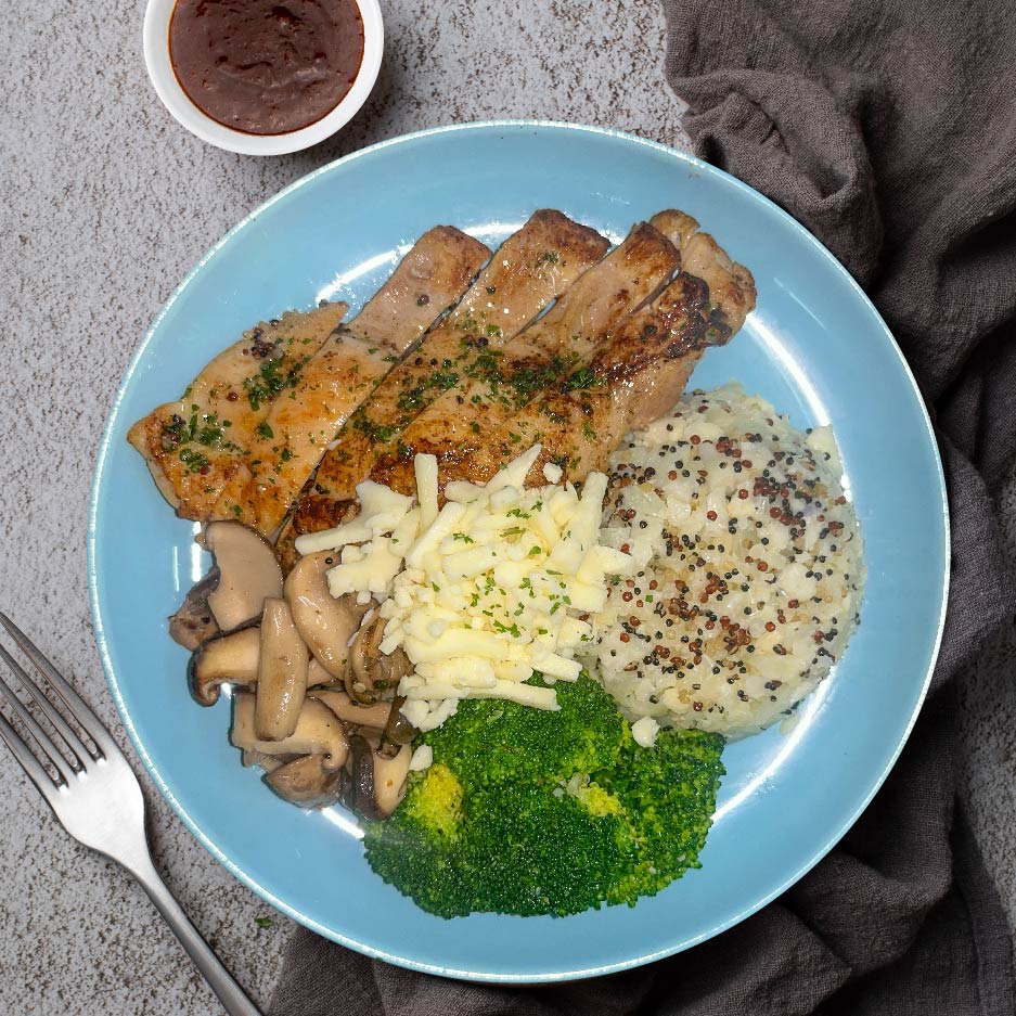 Grilled Teriyaki Chicken w/ Cauliflower Rice (1 day expiry)