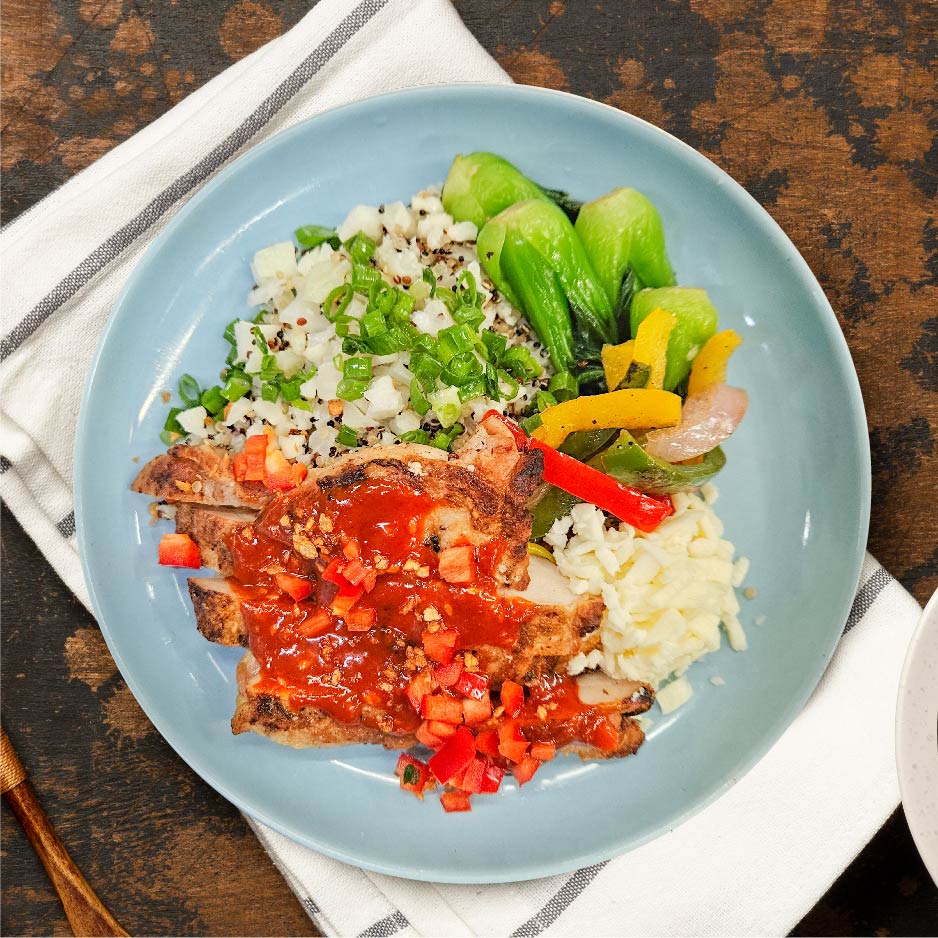 G4. Kung Pao Chicken w/ Cauliflower Rice  - 1 day expiry (Fri)
