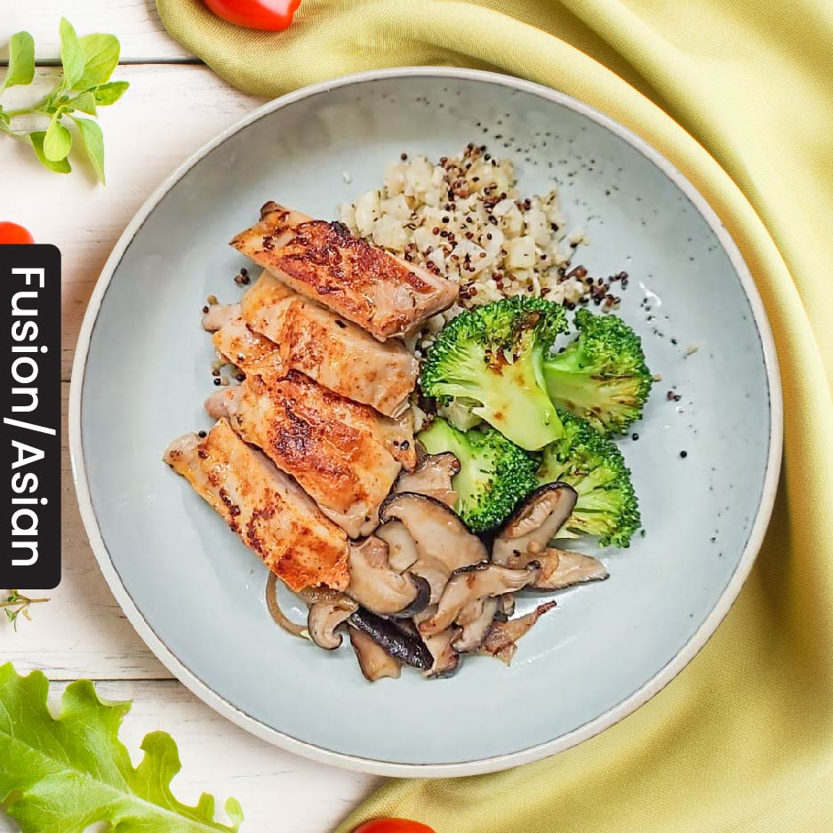 G2. Grilled Teriyaki Chicken w/ Cauliflower Rice (Mon)