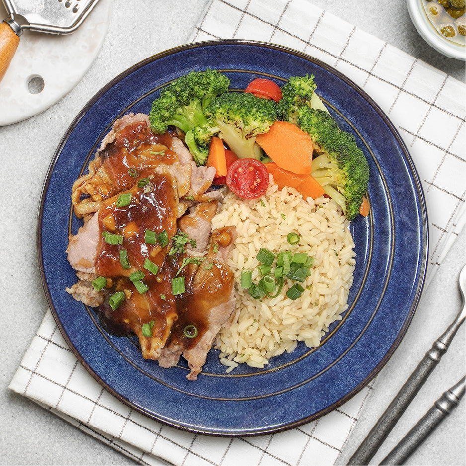 Japanese Yakiniku Beef with Brown Rice Don (Wed)