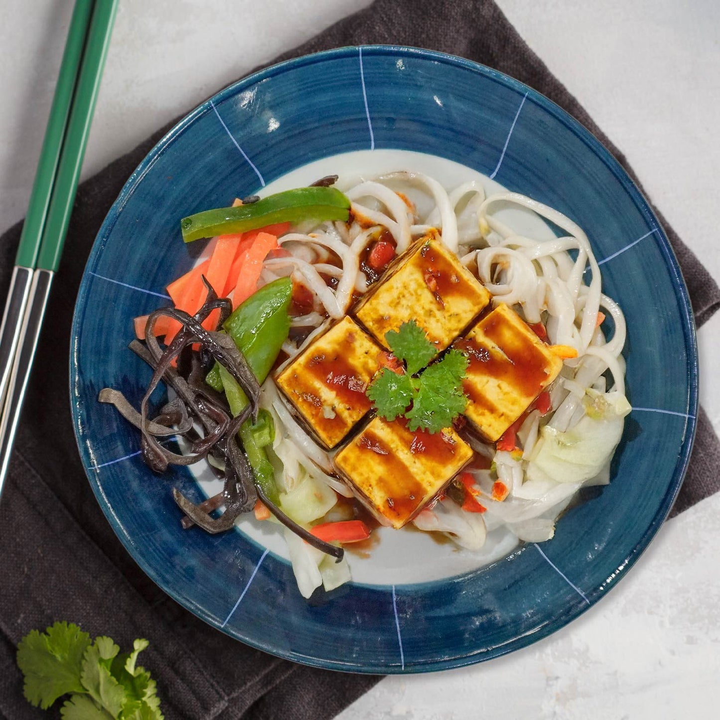 C. Shanghai Tofu Dan Dan Noodles W/ Healthy Greens