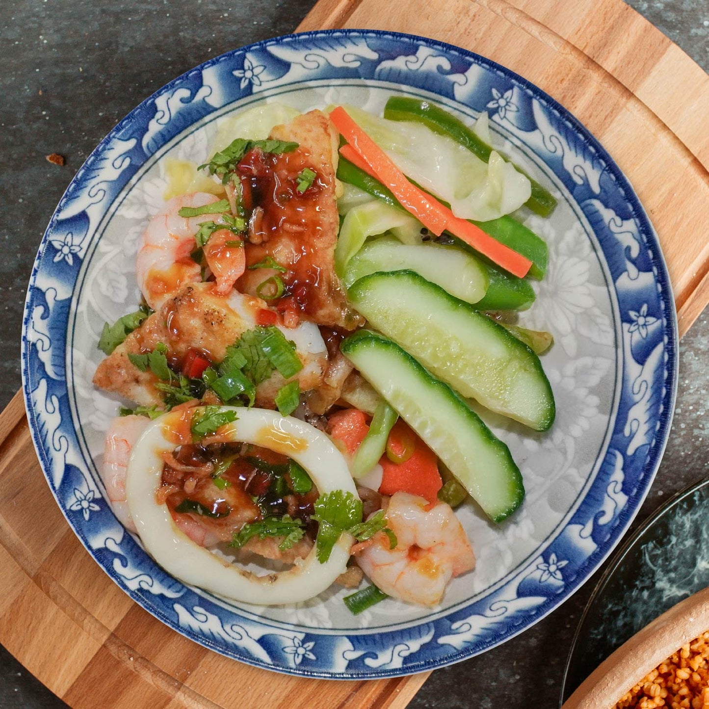 Tao O Seafood Casserole W/ Seasonal Greens