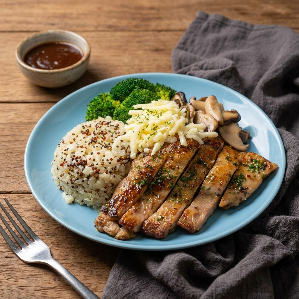Grilled Teriyaki Chicken w/ Cauliflower Rice (1 day expiry)