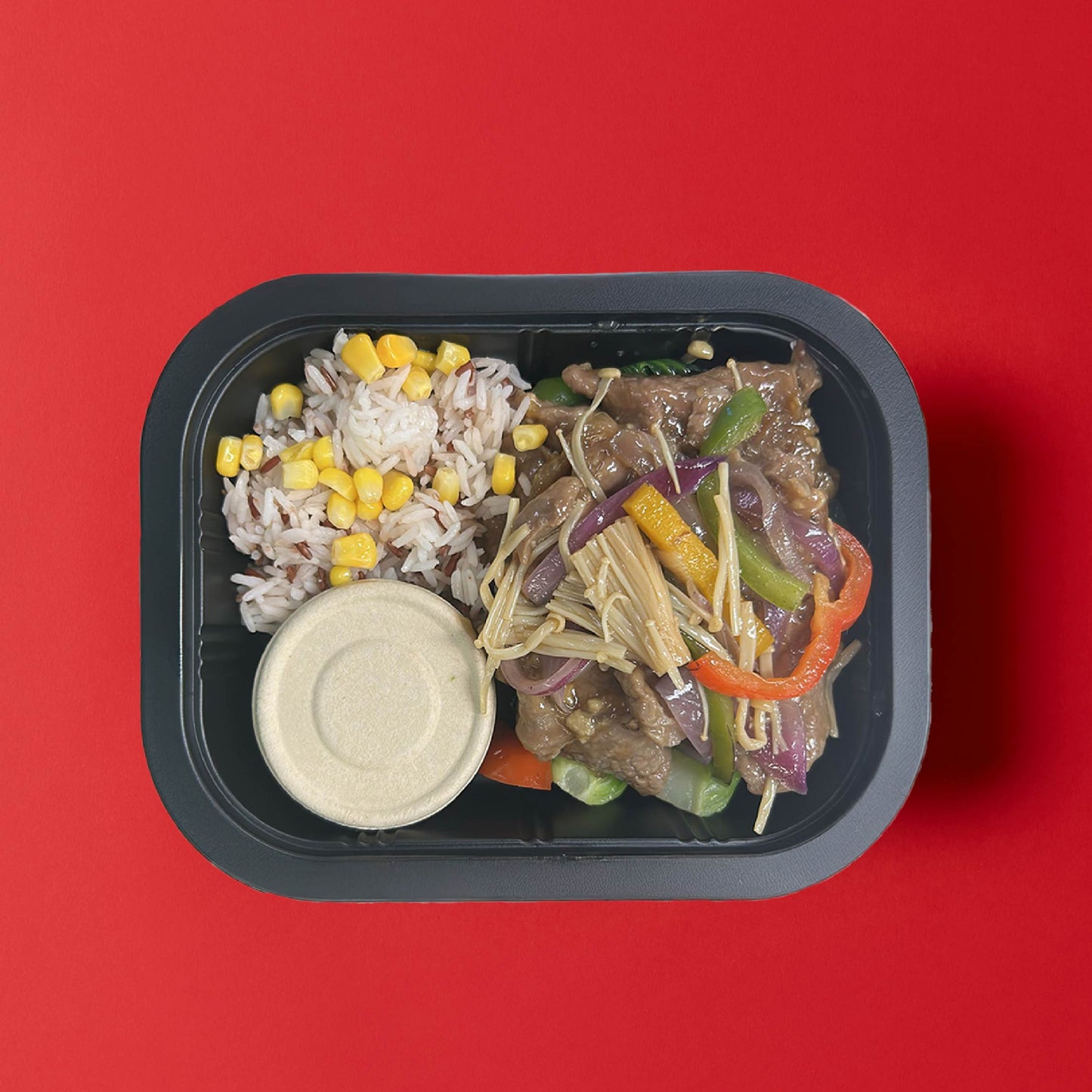 C. Black Bean Beef with Low GI Mix Grains