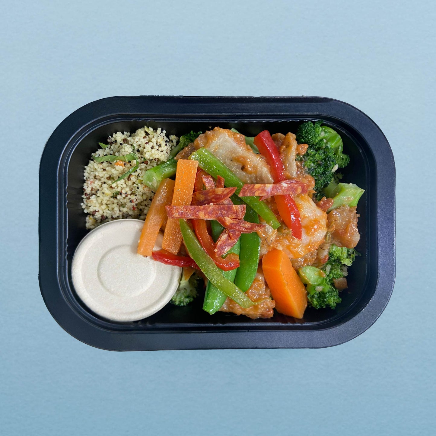 A. Spanish Seafood with Couscous