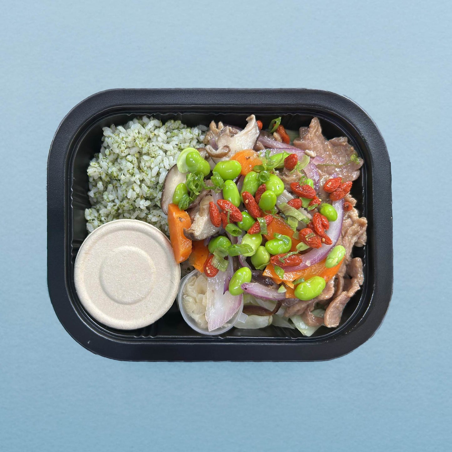 A. Japanese Style Beef with Low GI Mix Grains