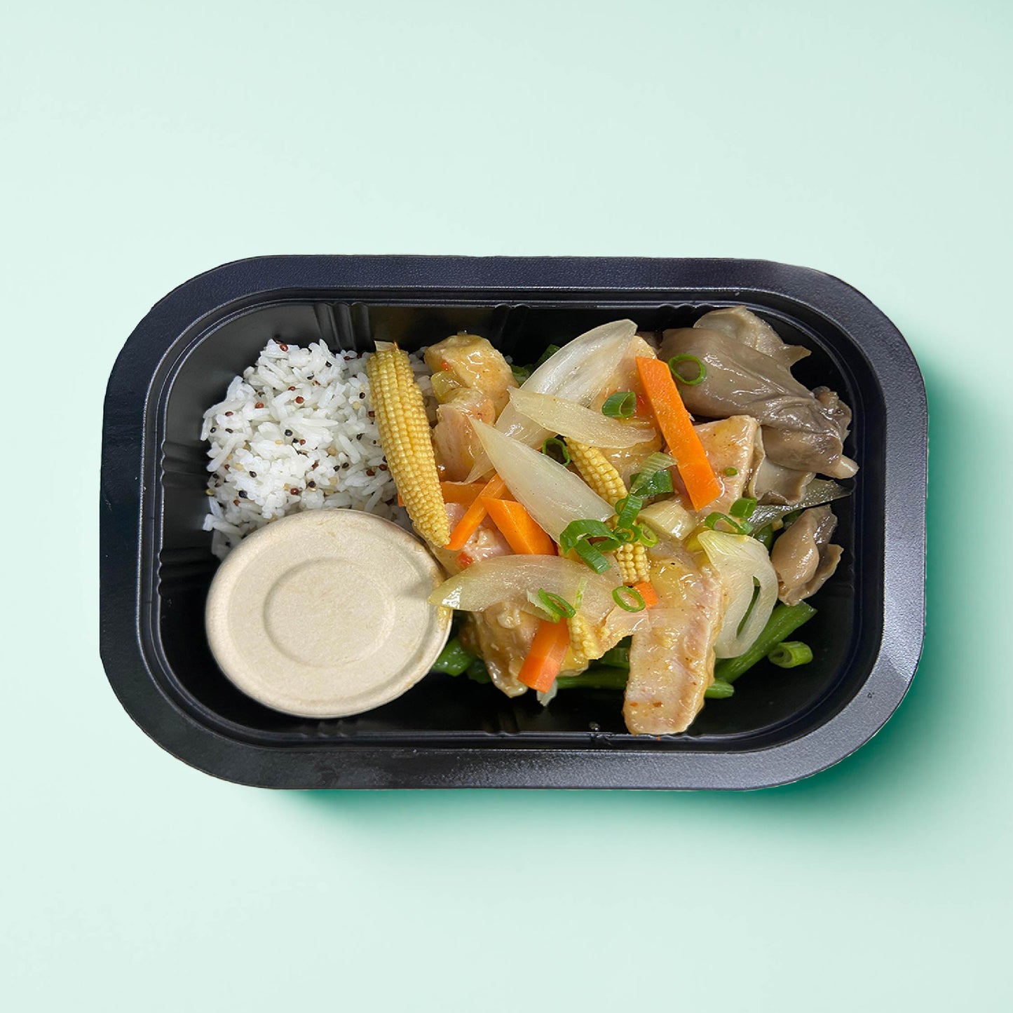 C. Lean Pork Loin Curry with Low GI Mix Grains(Spicy)