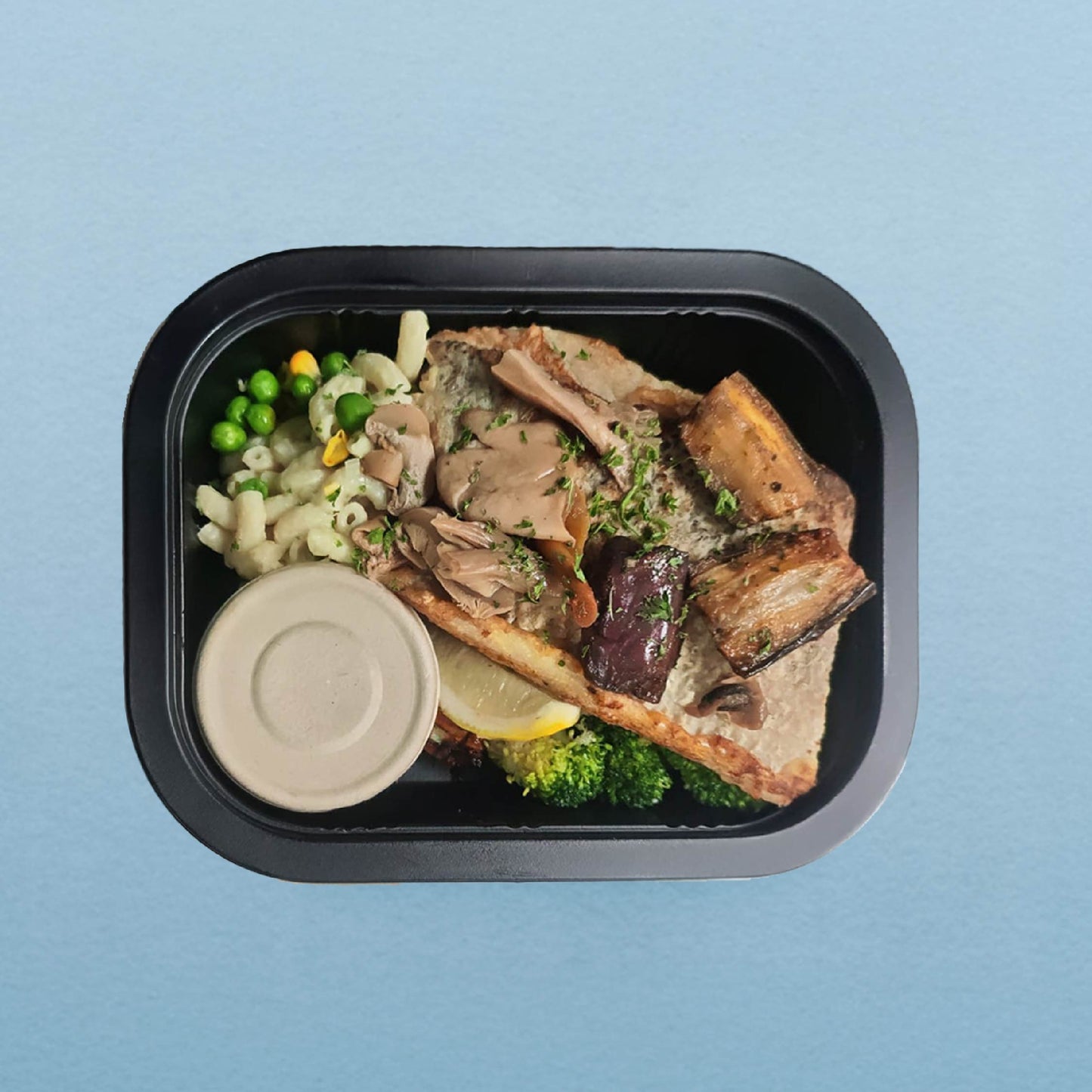 A. Lemon Capers Fish with Pasta