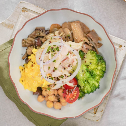 Slow Cook Chicken Breast Quinoa Breakfast Salad