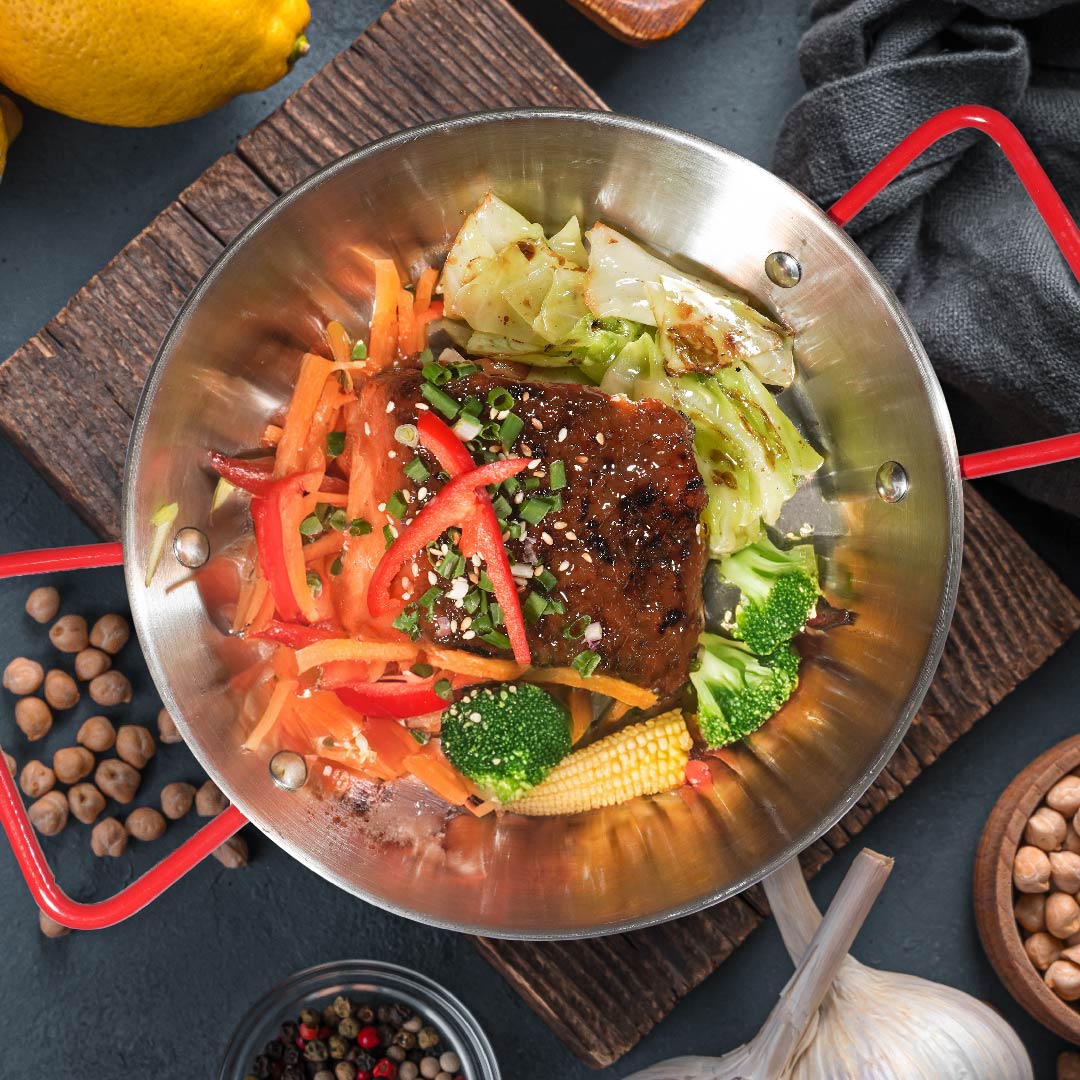 Sweet Miso Salmon W/ Mix Vegetables