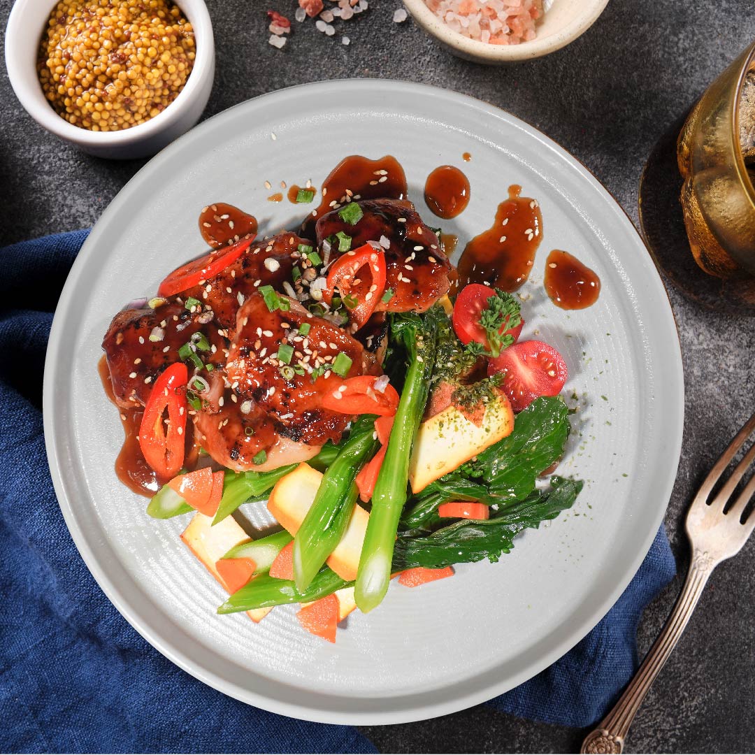 Japanese Teriyaki Chicken W/ Seasonal Vegetables