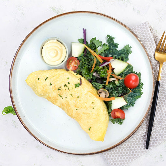 Healthy Tuna Omelette W/ Mix Green Salad