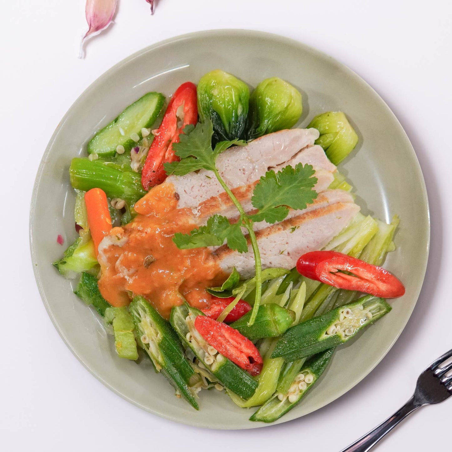Thai Pork Loin Curry W/ Asian Greens