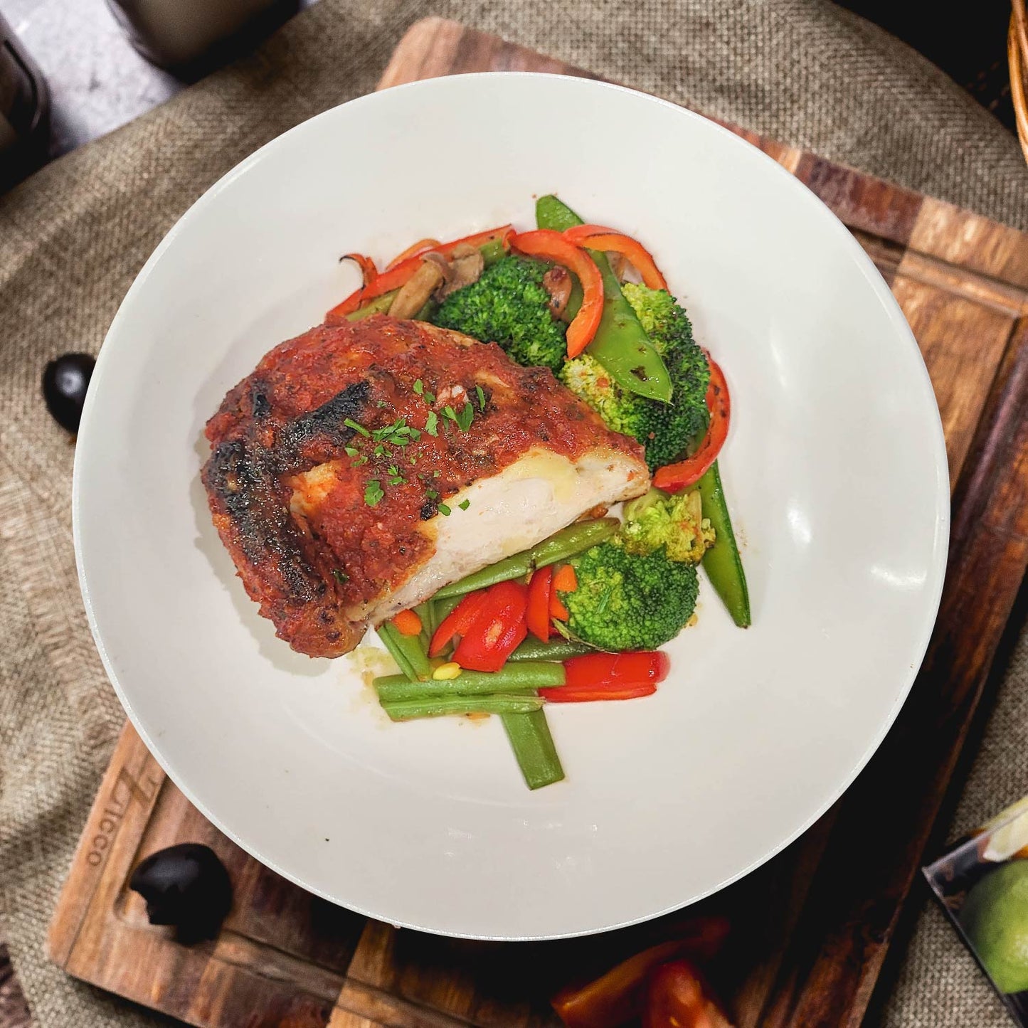 Portuguese Peri Peri Spring Chicken W/ Seasonal Vegetables
