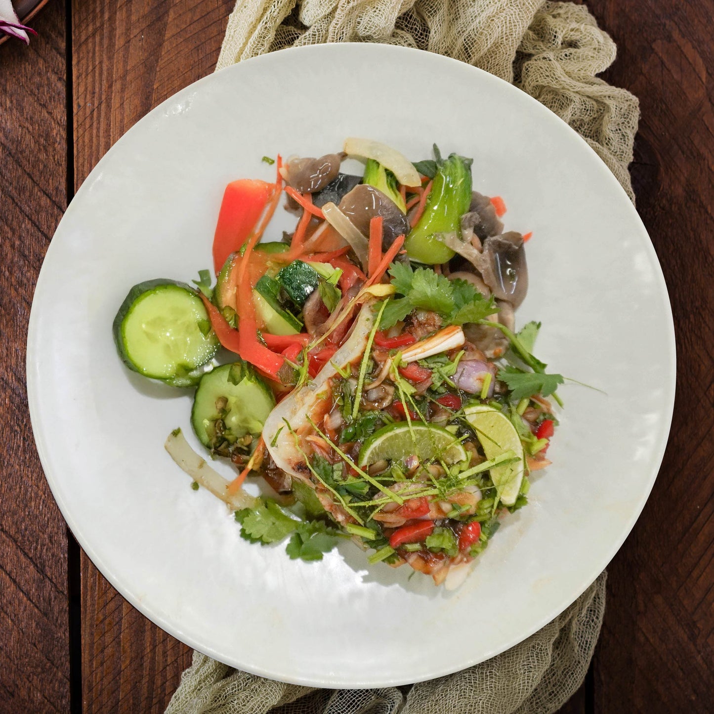 Thai Style Chilli Lime Fish Fillet W/ Mix Vegetables