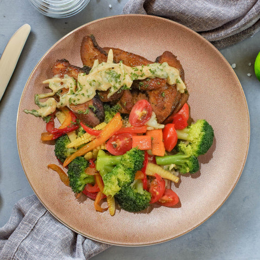 Indian Curry Duck W/ Raita Dressing