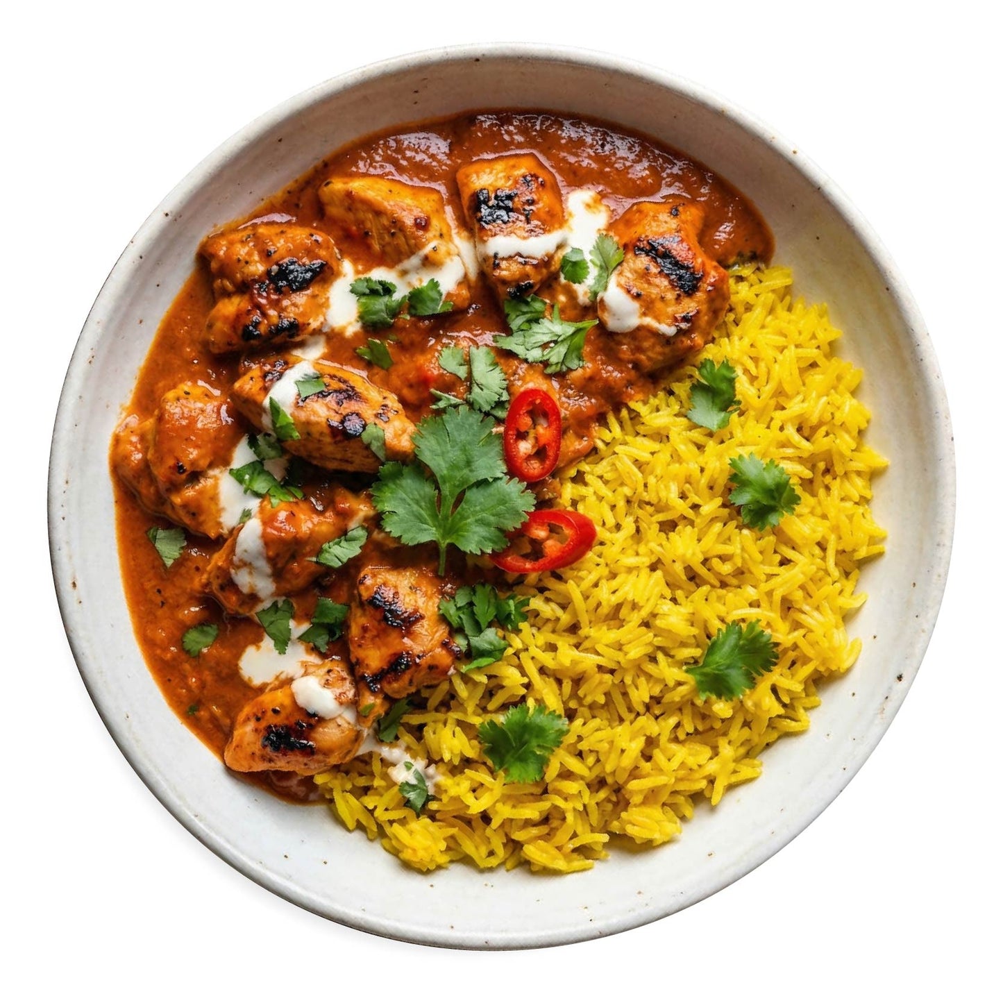 Lean Butter Chicken with Turmeric Rice