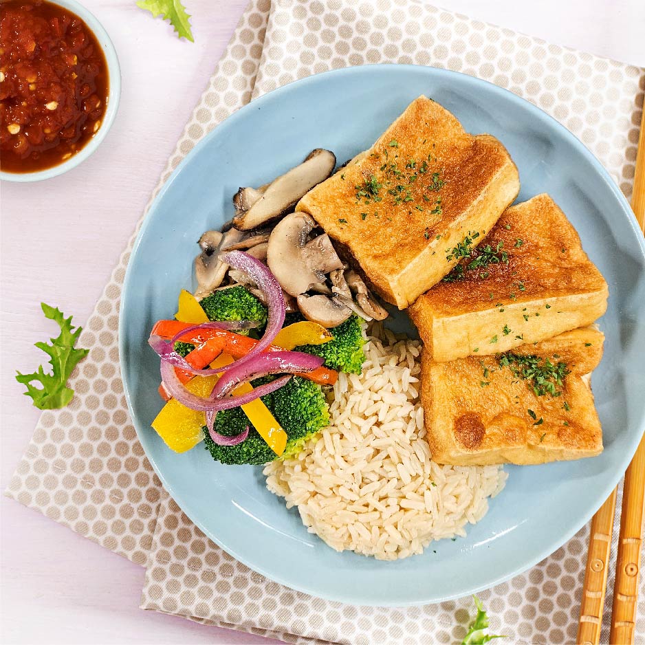 Kung Pao Tofu w/ Brown Rice