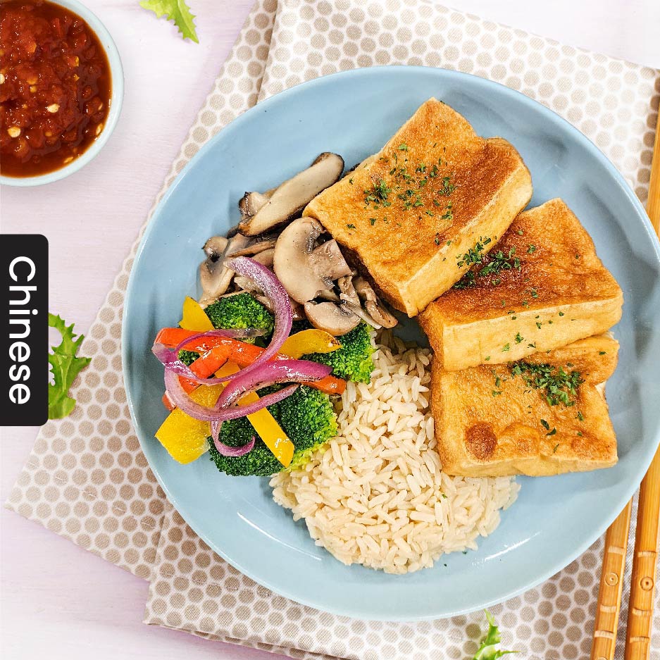 A6. Kung Pao Tofu w/ Brown Rice (Mon)