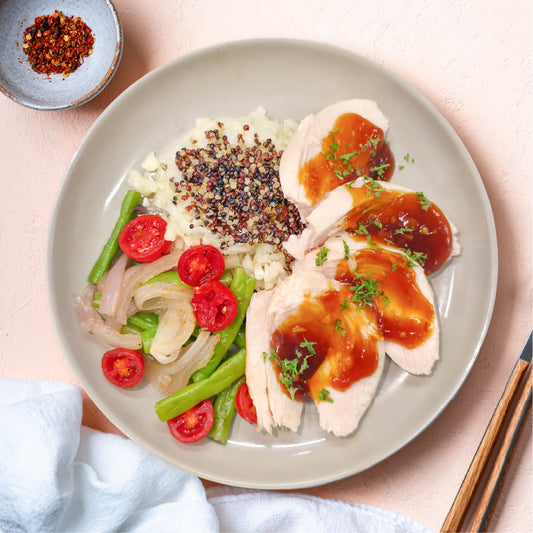Japanese Teriyaki Chicken w/ Cauliflower Rice & Quinoa