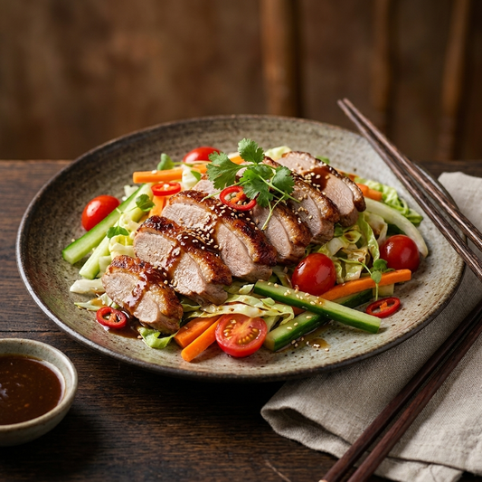 Healthy Peking Duck W/ Chinese Salad