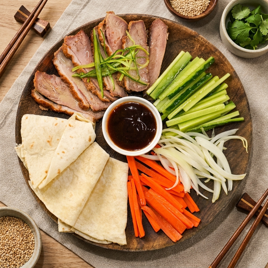 Healthy Peking Duck Wrap W/ Chinese Salad