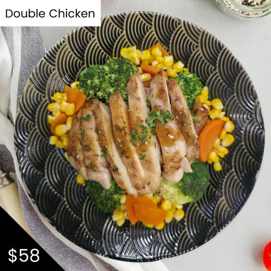 LK6. Japanese Teriyaki Chicken with Low GI Mix Grains(Double Chicken)