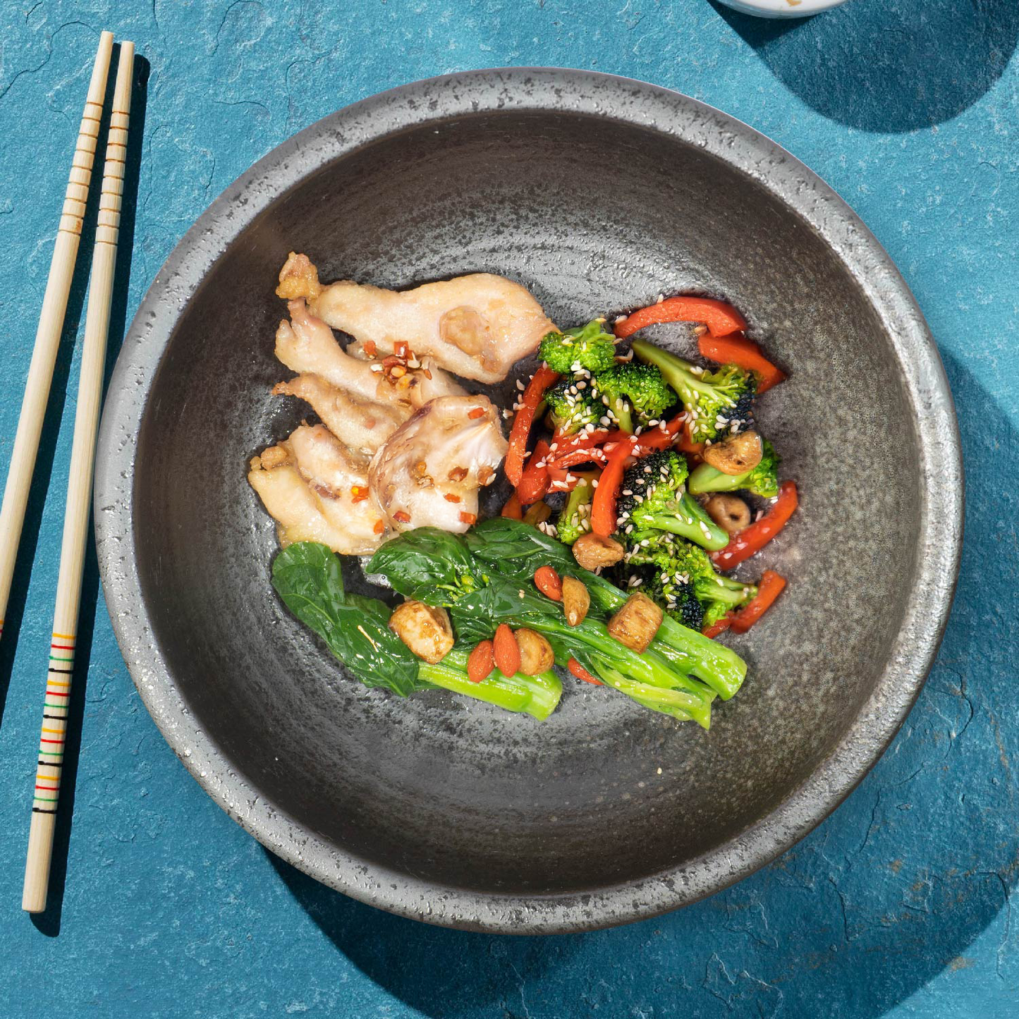 Spicy Chicken W/ Seasonal Vegetables