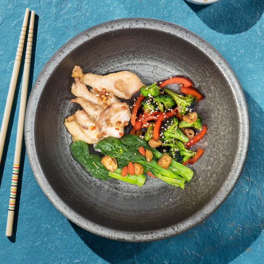 Spicy Chicken W/ Seasonal Vegetables