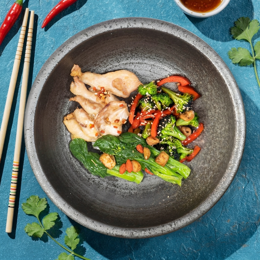 Spicy Chicken W/ Seasonal Vegetables