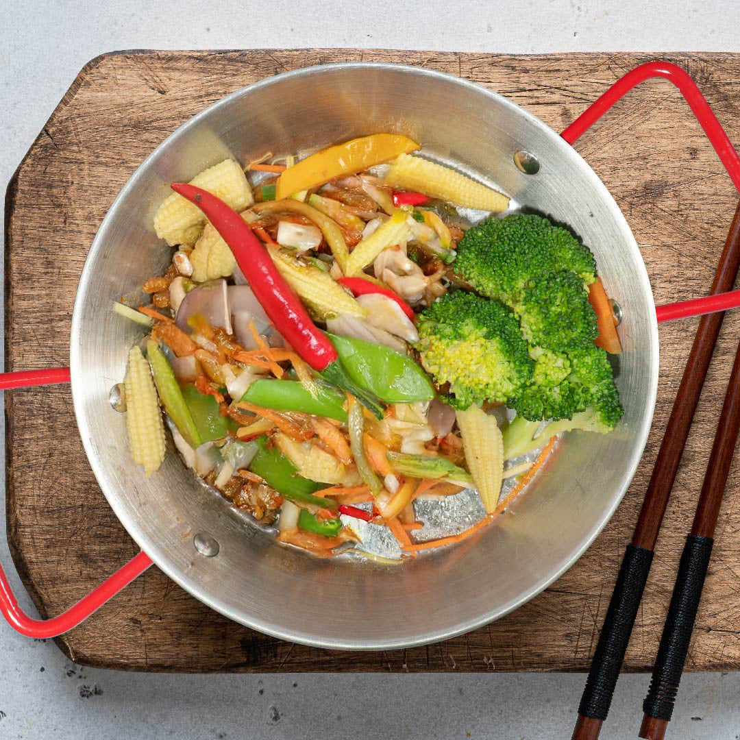 C. Spicy Sichuan Mix Vegetables W/ Udon Noodles