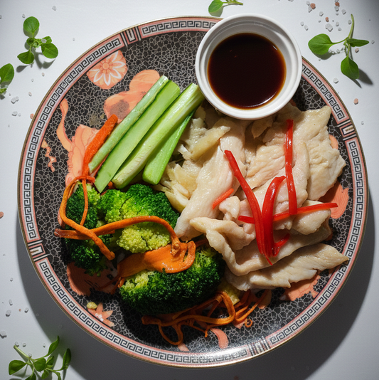 鹽焗甜豉油青雞