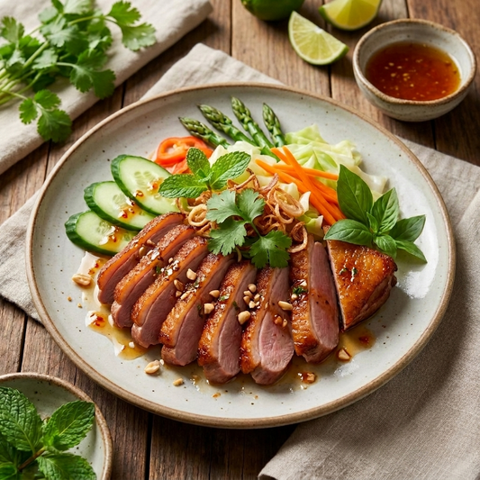 Vietnamese Duck Breast Salad W/ Nuoc Nam Dressing