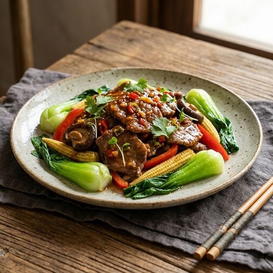 Healthy Xo Beef W/ Mix Vegetable