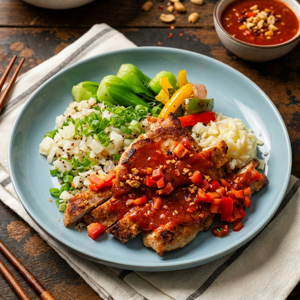 Kung Pao Chicken w/ Cauliflower Rice (1 day expiry)