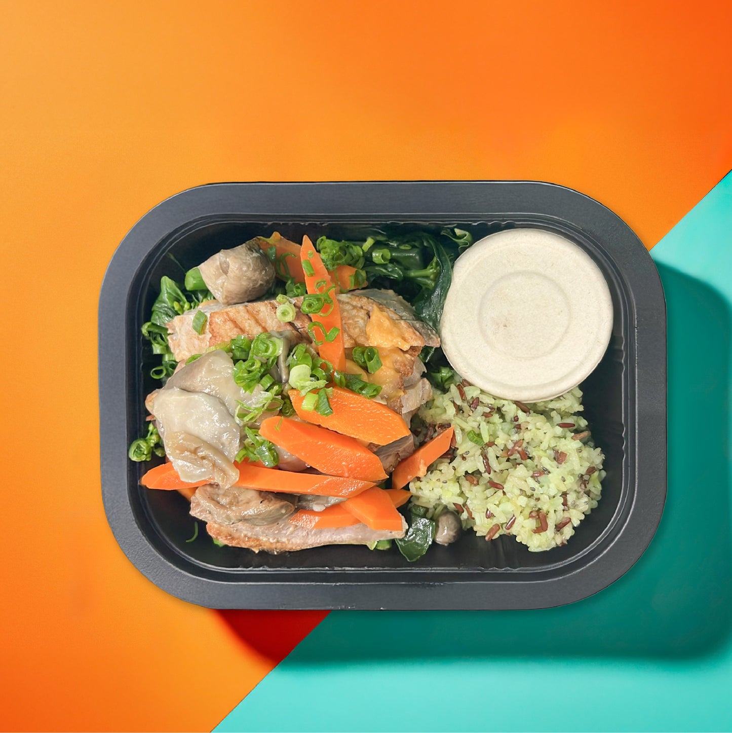 A. Red Duck Curry with Low GI Mix Grains