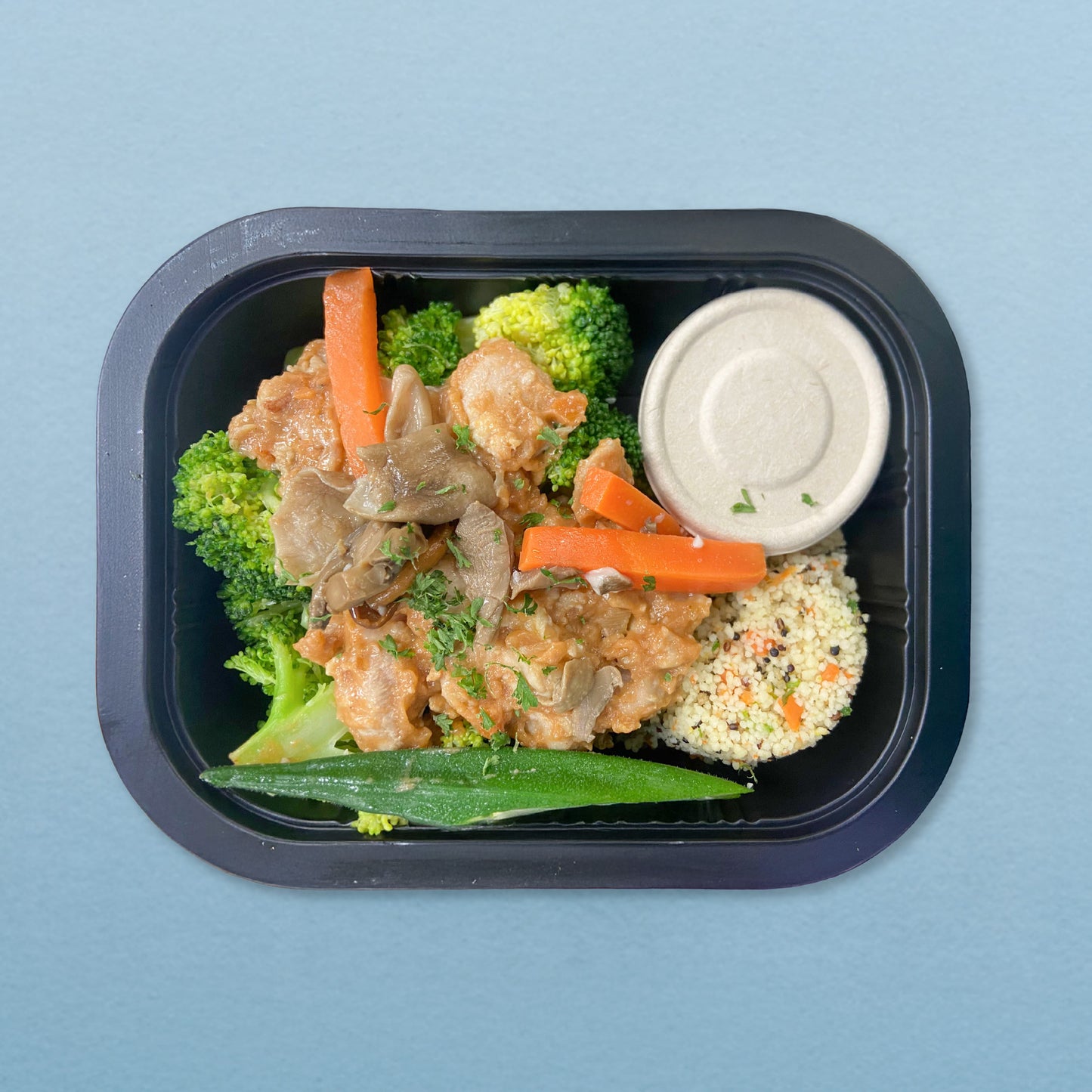 A. Herb de Provence Chicken with Couscous