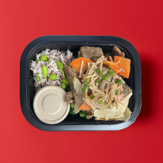 C. Satay Beef with Low GI Mix Grains