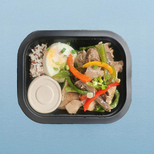 A. Thai Basil Chicken Rice with Egg