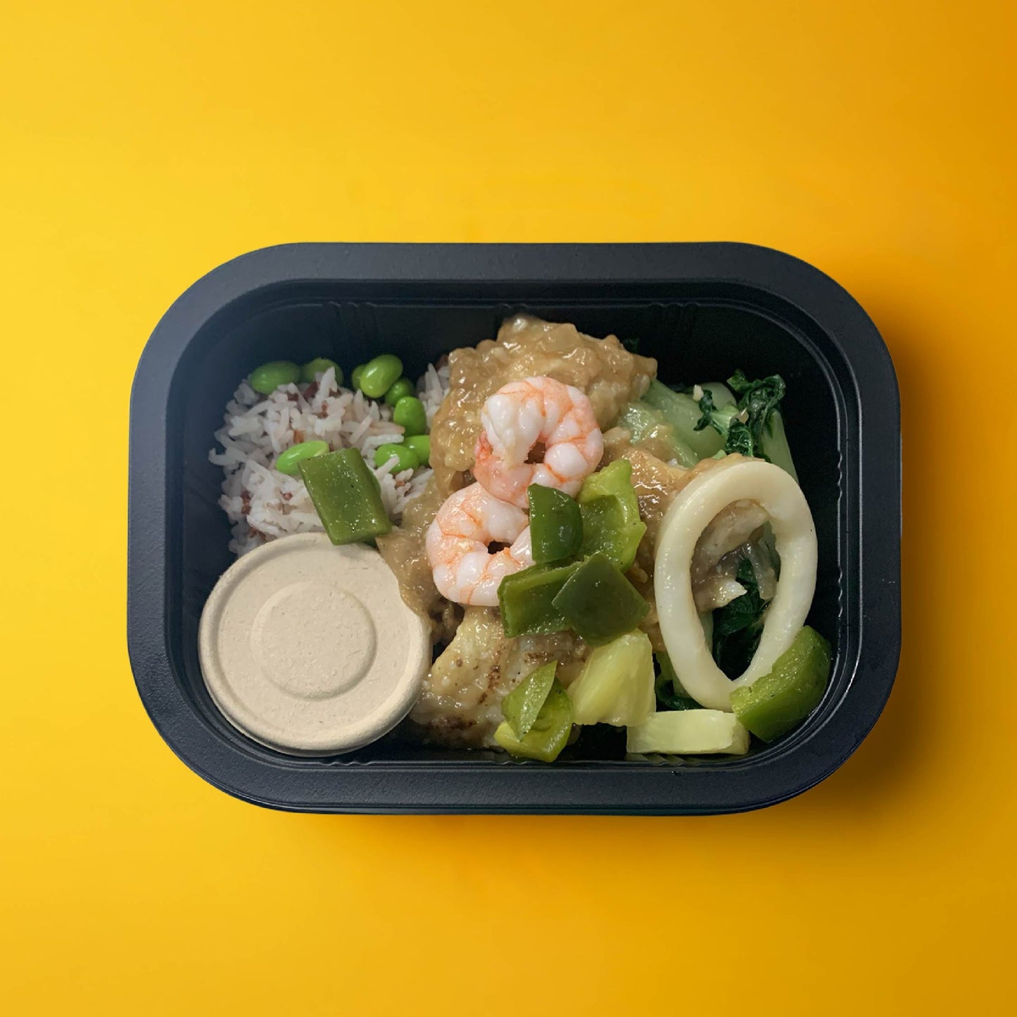 D. Satay Seafood with Low GI Mix Grains