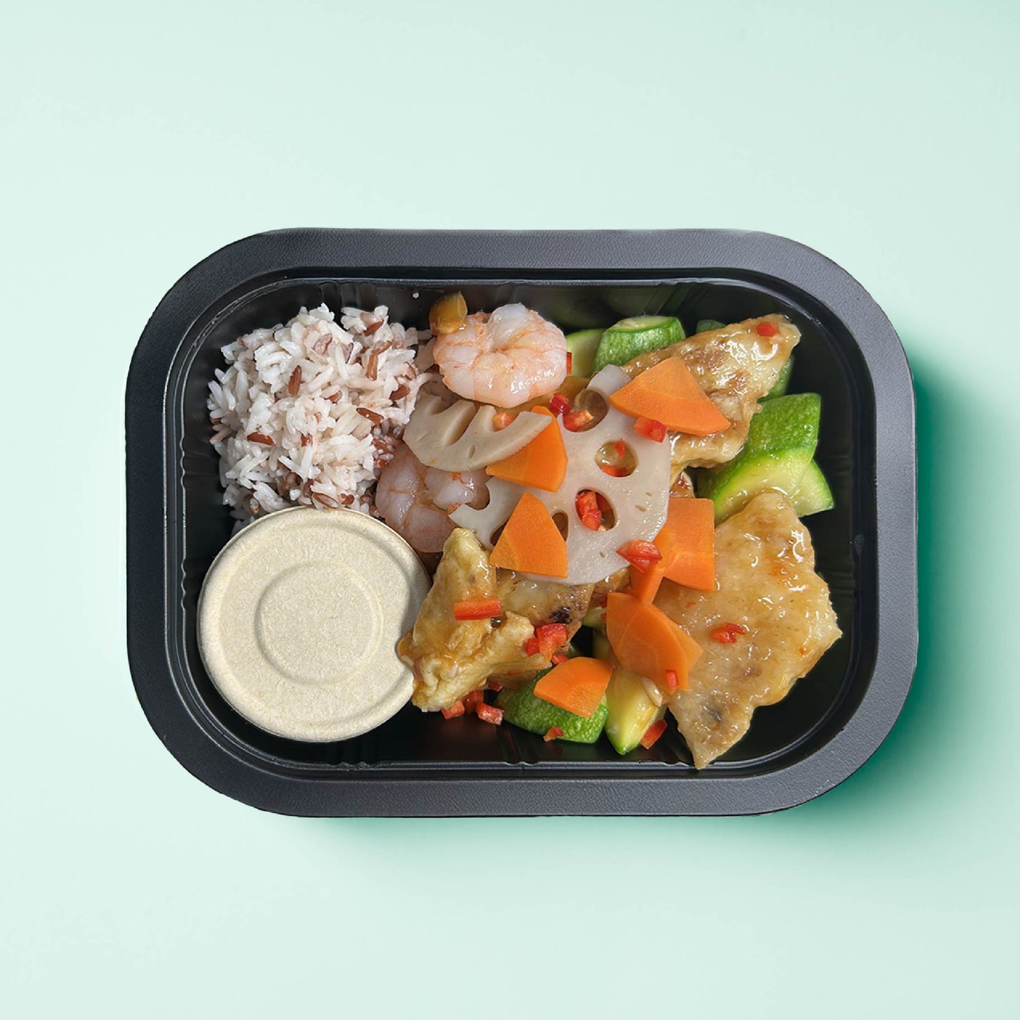 C. Dried Shallot Fish with Low GI Mix Grains(Spicy)