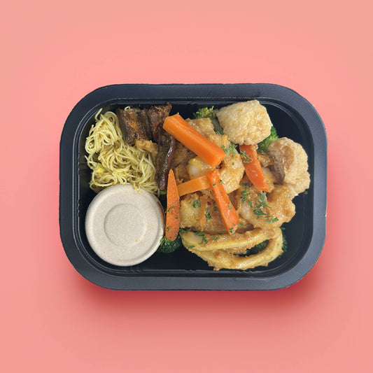 B. Nonya Seafood with Rice Noodles