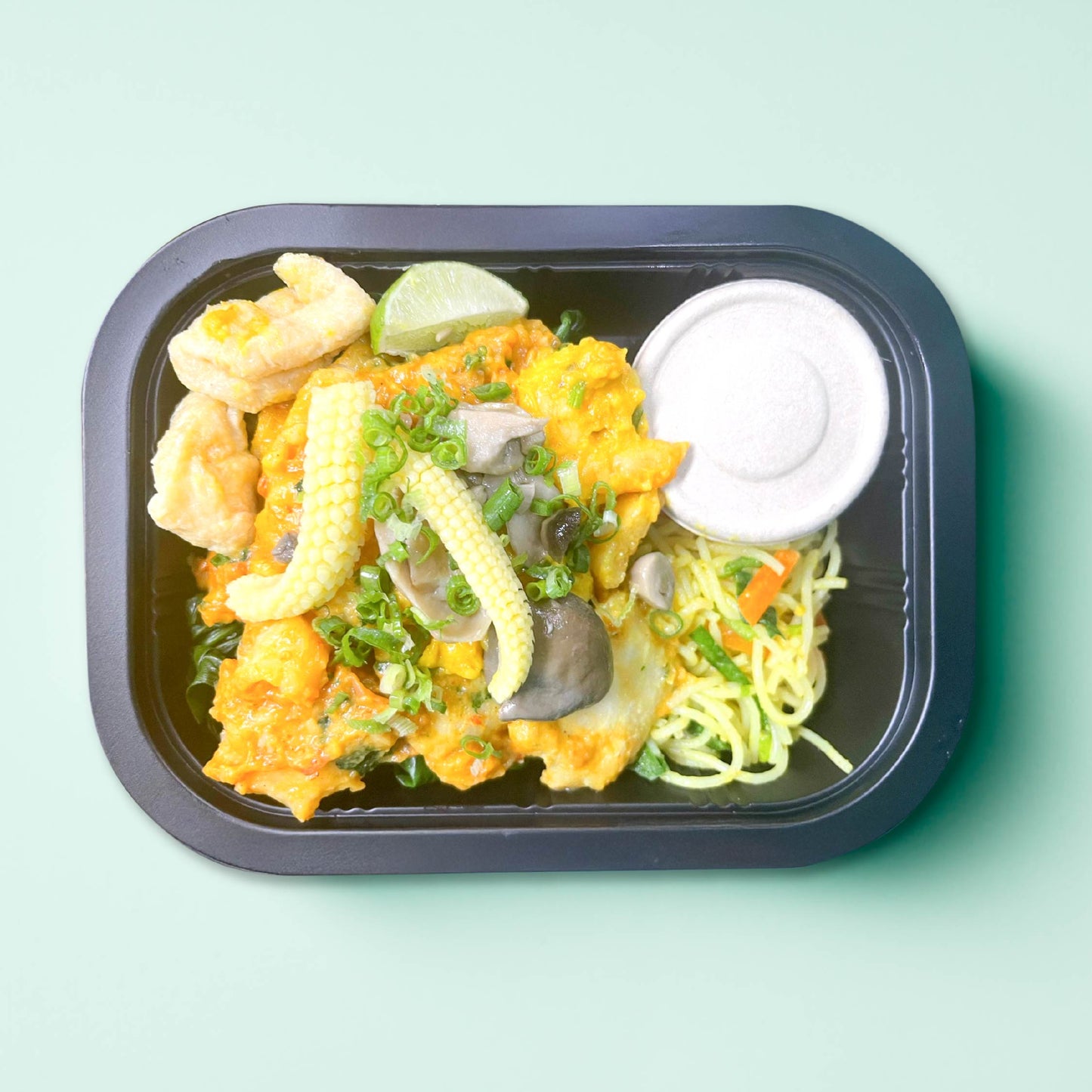 A. Thai Seafood with Rice Noodles