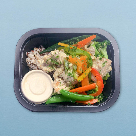 B. Chicken Stroganoff with Low GI Mix Grains