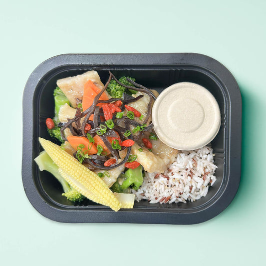 D. Garlic Fish Fillet with Low GI Mix Grains