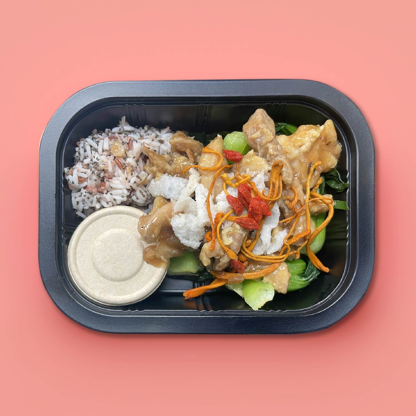 D. Black Garlic Chicken with Low GI Mix Grains