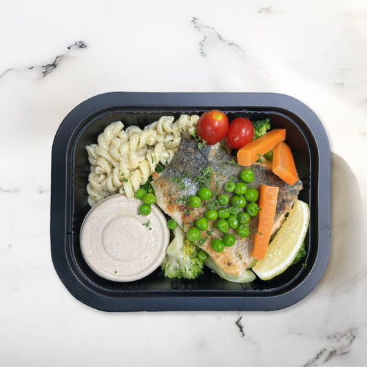 B. Lemon Dill Fish with Fusilli Pasta