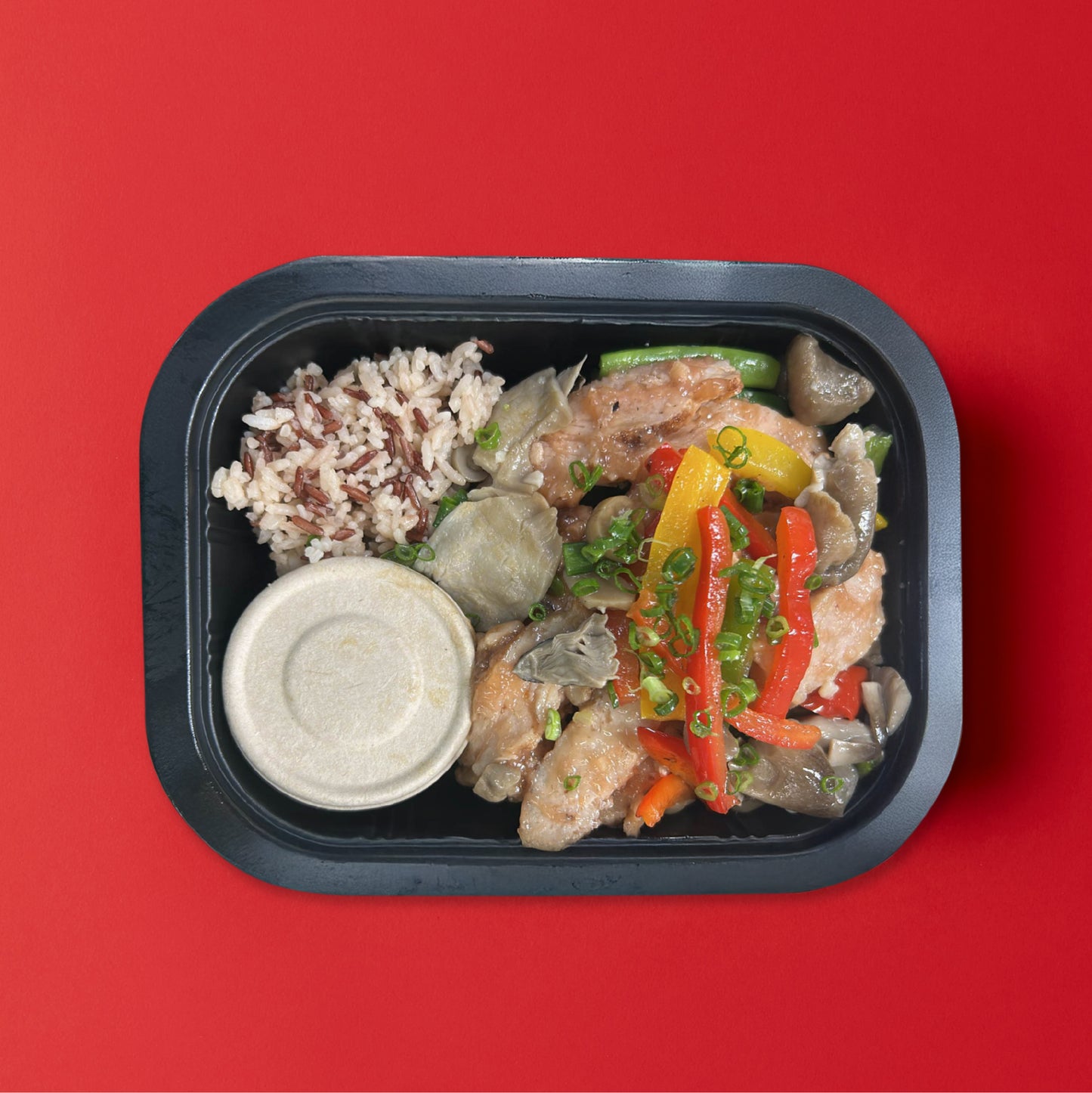 A. Honey Garlic Pork with Low GI Mix Grains