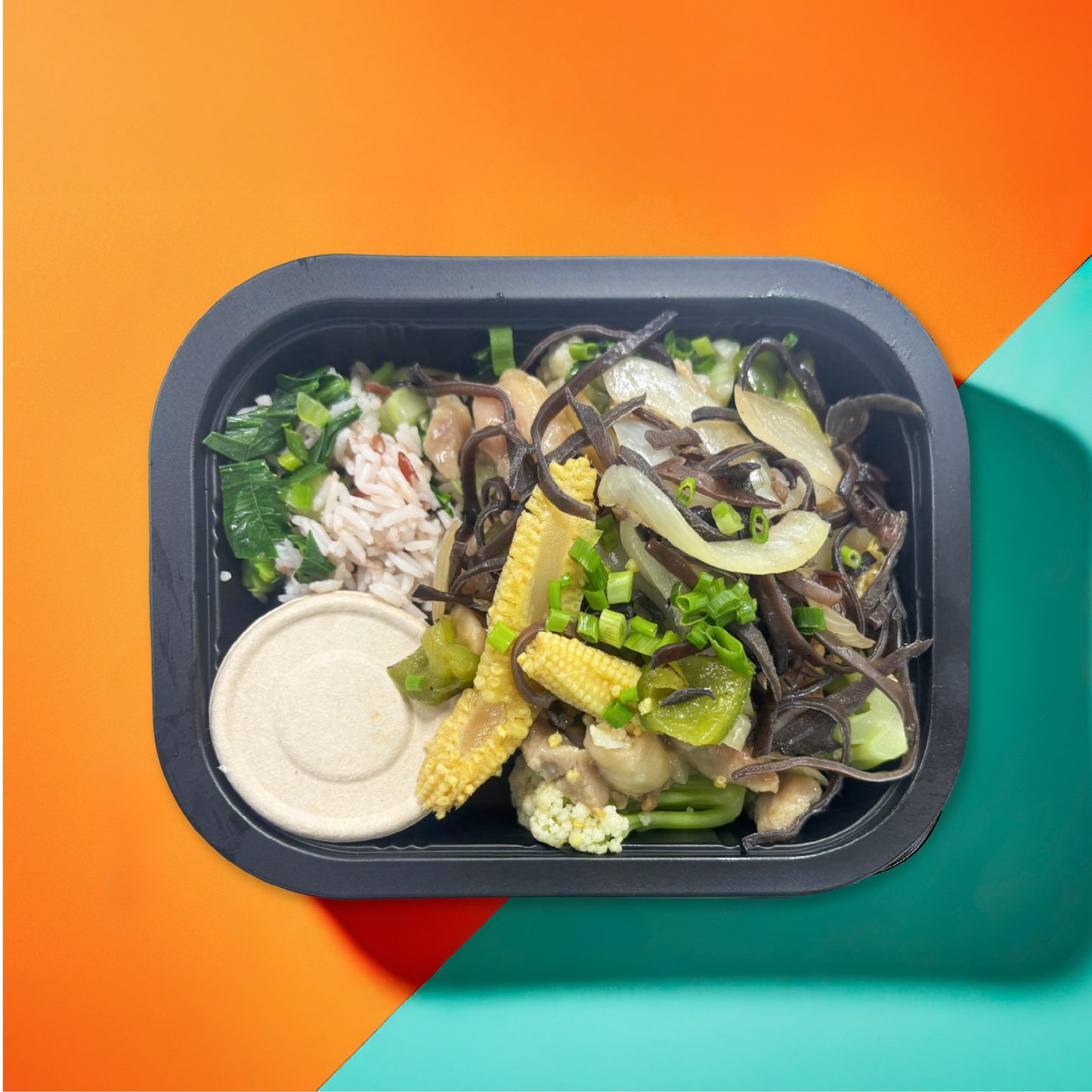 C. Shanghai Style Chicken with Low GI Mix Grains(Spicy)